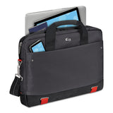 Solo Envoy Brief, 18" X 2.5" X 13", Polyester, Black freeshipping - TVN Wholesale 