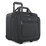 Solo Classic Rolling Case, 17.3", 17 1-2" X 9" X 14", Black freeshipping - TVN Wholesale 