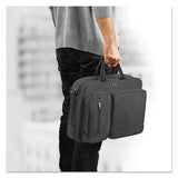 Solo Urban Hybrid Briefcase, 15.6", 16 3-4" X 4" X 12", Gray freeshipping - TVN Wholesale 