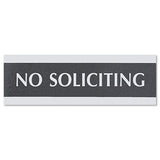 Headline® Sign Century Series Office Sign, Office, 9 X 3, Black-silver freeshipping - TVN Wholesale 