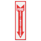 Headline® Sign Glow In The Dark Sign, 4 X 13, Red Glow, Fire Extinguisher freeshipping - TVN Wholesale 