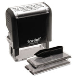 Trodat® Do It Yourself Message Stamp, Self-inking, 0.75" X 1.88", Black freeshipping - TVN Wholesale 
