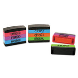 Trodat® Interlocking Stack Stamp, Emailed, Faxed, Received, 1.81" X 0.63", Assorted Fluorescent Ink freeshipping - TVN Wholesale 