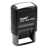 Trodat® Printy Economy 5-in-1 Date Stamp, Self-inking, 1.63" X 1", Blue-red freeshipping - TVN Wholesale 