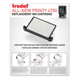 Trodat® E4750 Self-inking Stamp Replacement Pad, 1" X 1.63", Black freeshipping - TVN Wholesale 