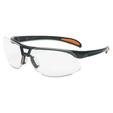 Honeywell Uvex™ Protege Safety Eyewear, Metallic Black Frame, Clear Lens freeshipping - TVN Wholesale 