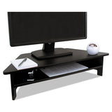 Victor® Dc050 High Rise Collection Monitor Stand, 27" X 11.5" X 6.5" To 7.5", Black, Supports 40 Lbs freeshipping - TVN Wholesale 