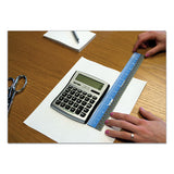 Victor® Easy Read Stainless Steel Ruler, Standard-metric, 12".5 Long, Blue freeshipping - TVN Wholesale 
