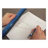 Victor® Easy Read Stainless Steel Ruler, Standard-metric, 12".5 Long, Blue freeshipping - TVN Wholesale 