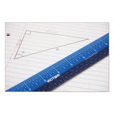 Victor® Easy Read Stainless Steel Ruler, Standard-metric, 18".25 Long, Blue freeshipping - TVN Wholesale 