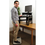 Victor® Steppie Balance Board, 22.5w X 14.5d X 2.13h, Two-tone Gray freeshipping - TVN Wholesale 