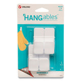 VELCRO® Brand Hangables Removable Wall Hooks, Small, 1 Lb Capacity, White, 4 Hooks And 4 Fasteners freeshipping - TVN Wholesale 