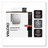VELCRO® Brand Industrial-strength Heavy-duty Fasteners With Dispenser Box, 2" X 15 Ft, White freeshipping - TVN Wholesale 