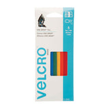 VELCRO® Brand One-wrap Pre-cut Thin Ties, 0.5" X 8", Assorted Colors, 5-pack freeshipping - TVN Wholesale 