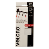 VELCRO® Brand Industrial-strength Heavy-duty Fasteners, 2" X 4 Ft, White freeshipping - TVN Wholesale 