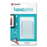 VELCRO® Brand Hangables Removable Wall Fasteners, 0.75" X 0.75", White, 16-pack freeshipping - TVN Wholesale 