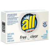 All® Free Clear He Liquid Laundry Detergent, Unscented, 1.6 Oz Vend-box, 100-carton freeshipping - TVN Wholesale 