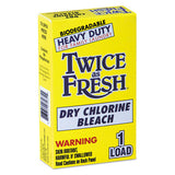 Twice as Fresh® Heavy Duty Coin-vend Powdered Chlorine Bleach, 1 Load, 100-carton freeshipping - TVN Wholesale 