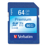 Verbatim® 64gb Premium Sdxc Memory Card, Uhs-i V10 U1 Class 10, Up To 90mb-s Read Speed freeshipping - TVN Wholesale 