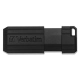 Verbatim® Pinstripe Usb Flash Drive, 128 Gb, Black freeshipping - TVN Wholesale 