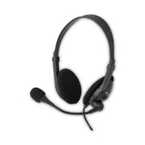 Verbatim® Stereo Headset, Binaural, Over-the-head, Black freeshipping - TVN Wholesale 