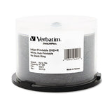 Verbatim® Dvd+r Recordable Disc, 4.7 Gb, 16x, Spindle, Hub Printable, White, 50-pack freeshipping - TVN Wholesale 