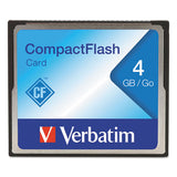 Verbatim® Compactflash Memory Card, 4 Gb, Class 4 freeshipping - TVN Wholesale 