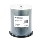 Verbatim® Cd-r Printable Recordable Disc, 700 Mb-80 Min, 52x, Spindle, Silver, 100-pack freeshipping - TVN Wholesale 