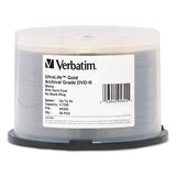 Verbatim® Ultralife Gold Archival Grade Dvd-r, 4.7 Gb, 16x, Spindle, Gold, 50-pack freeshipping - TVN Wholesale 