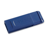 Verbatim® Classic Usb 2.0 Flash Drive, 4 Gb, Blue freeshipping - TVN Wholesale 