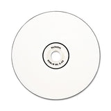 Verbatim® Dvd+r Dual Layer Printable Recordable Disc, 8.5 Gb, 8x, Spindle, White, 50-pack freeshipping - TVN Wholesale 