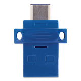 Verbatim® Store ‘n' Go Dual Usb 3.0 Flash Drive For Usb-c Devices, 32 Gb, Blue freeshipping - TVN Wholesale 