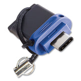 Verbatim® Store ‘n' Go Dual Usb 3.0 Flash Drive For Usb-c Devices, 64 Gb, Blue freeshipping - TVN Wholesale 