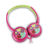 Volkano Kiddies Series Stereo Earphones, Love Bugs Design, Pink-green-multicolor freeshipping - TVN Wholesale 