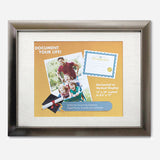 Victory Light Document And Photo Frame With Linen Mat, Plastic, 8.5 X 11 Insert, Bronze freeshipping - TVN Wholesale 
