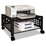Vertiflex® Underdesk Machine Stand, One-shelf, 21.5w X 17.88d X 11.5h, Black freeshipping - TVN Wholesale 