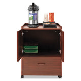 Vertiflex® Mobile Deluxe Coffee Bar, 23w X 19d X 30.75h, Cherry freeshipping - TVN Wholesale 