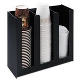 Vertiflex® Commercial Grade Cup Holder, For 8 Oz To 32 Oz Cups, Black freeshipping - TVN Wholesale 