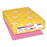 Astrobrights® Color Paper, 24 Lb, 8.5 X 11, Pulsar Pink, 500-ream freeshipping - TVN Wholesale 