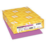 Astrobrights® Color Cardstock, 65 Lb, 8.5 X 11, Outrageous Orchid, 250-pack freeshipping - TVN Wholesale 