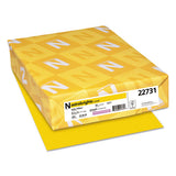 Astrobrights® Color Cardstock, 65 Lb, 8.5 X 11, Solar Yellow, 250-pack freeshipping - TVN Wholesale 
