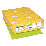 Exact Brights Paper, 20lb, 8.5 X 11, Bright Green, 500-ream