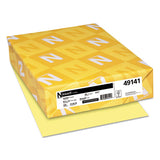 Exact Index Card Stock, 90 Lb, 8.5 X 11, Canary, 250-pack