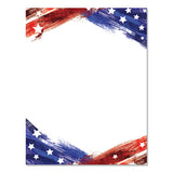 Astrodesigns® Pre-printed Paper, 28 Lb, 8.5 X 11, Stars And Stripes, 100-pack freeshipping - TVN Wholesale 