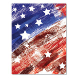 Astrodesigns® Pre-printed Paper, 28 Lb, 8.5 X 11, Stars And Stripes, 100-pack freeshipping - TVN Wholesale 