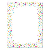 Astrodesigns® Pre-printed Paper, 28 Lb, 8.5 X 11, Watercolor Dots, 100-pack freeshipping - TVN Wholesale 