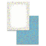 Astrodesigns® Pre-printed Paper, 28 Lb, 8.5 X 11, Watercolor Dots, 100-pack freeshipping - TVN Wholesale 