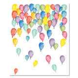Astrodesigns® Pre-printed Paper, 28 Lb, 8.5 X 11, Balloons, 100-pack freeshipping - TVN Wholesale 