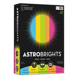 Astrobrights® Color Paper -"bright" Assortment, 24lb, 8.5 X 11, Assorted Bright Colors, 500-ream freeshipping - TVN Wholesale 