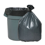 Platinum Plus® Can Liners, 60 Gal, 1.55 Mil, 39" X 56", Gray, 25-carton freeshipping - TVN Wholesale 